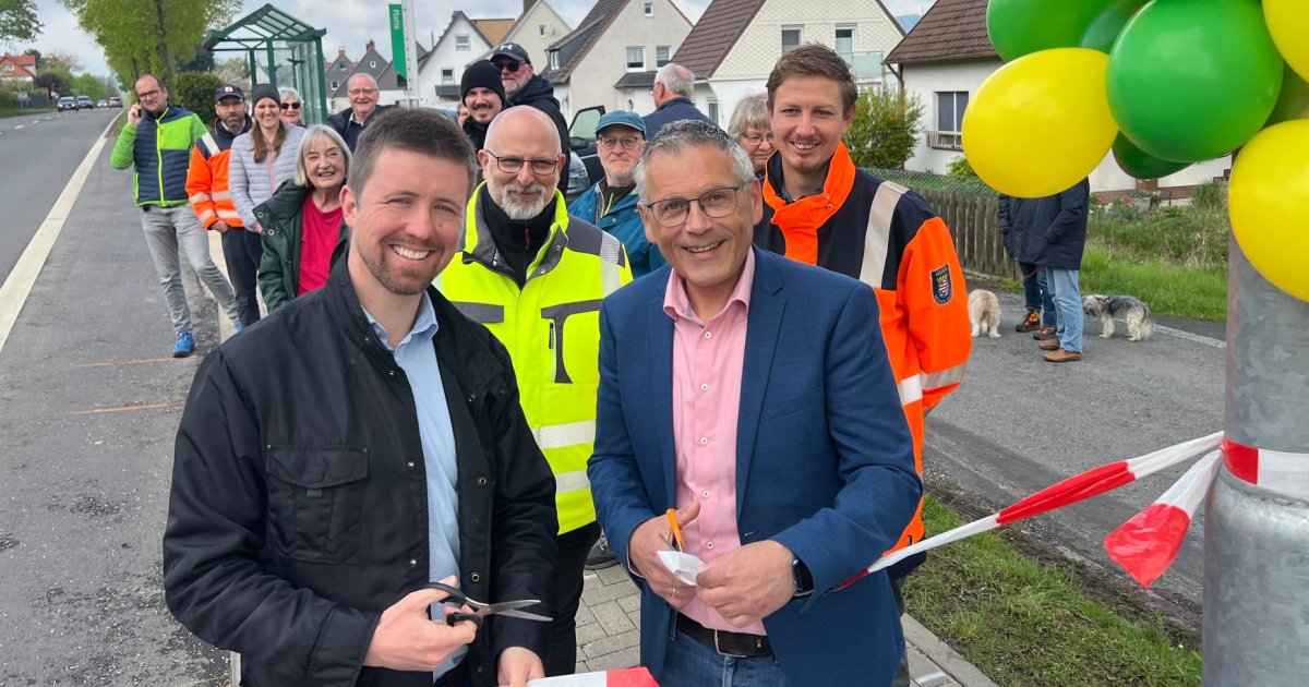 Platte in Drnberg hat jetzt eine Ampel | Startseite